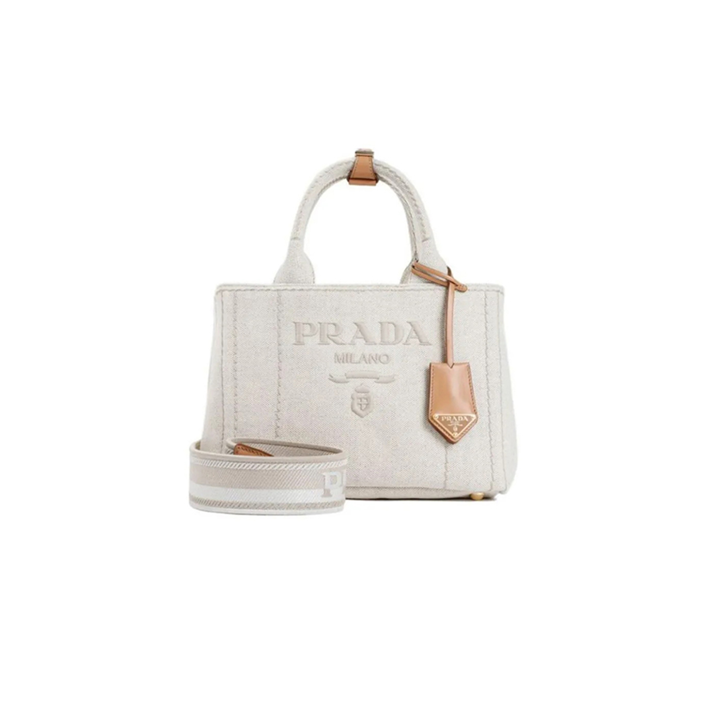 Pra*a jardiniÈre linen blend mini bag 1ba038 (22*15*13cm)